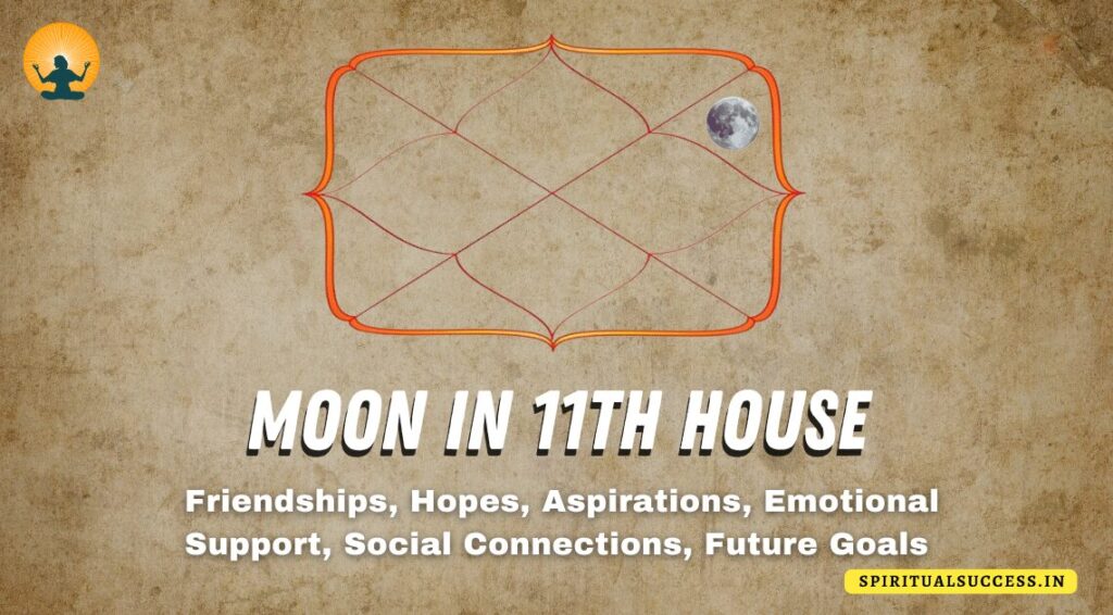 Effects of Moon in the 11th House